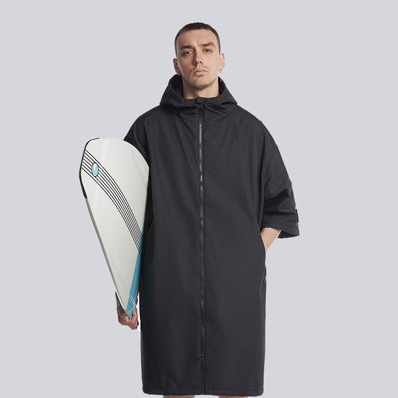 ChillBlimp Premium Waterproof Changing Robe — Post-Plunge Recovery Bathrobe