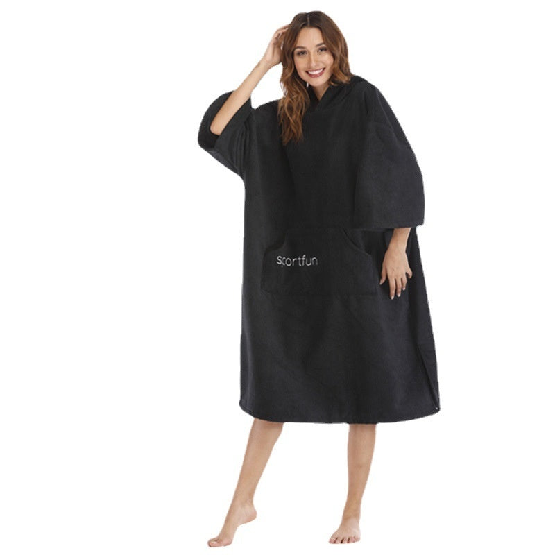 ChillBlimp Recovery Changing Robe — Microfibre Hooded Post-Plunge Cloak