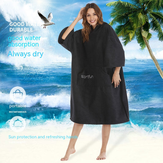 ChillBlimp Recovery Changing Robe — Microfibre Hooded Post-Plunge Cloak